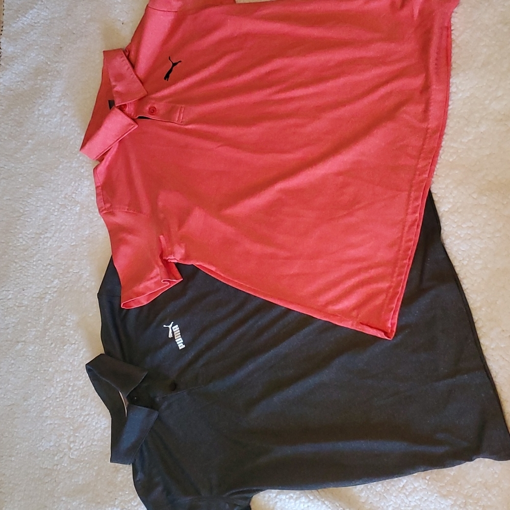2 Puma Polo Shirts